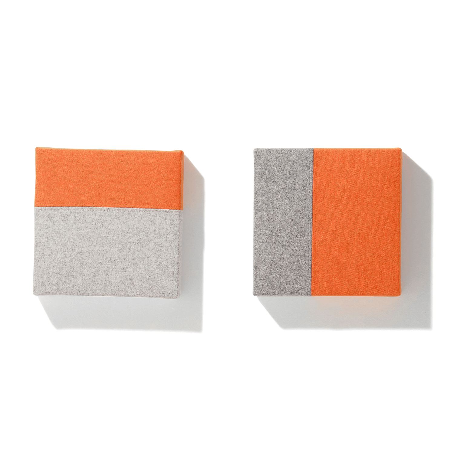 art-kustik_vaegabsorbent_vaegpanel_classic_kvadrat_flerfarve_orange_lysgraa_graa_orange